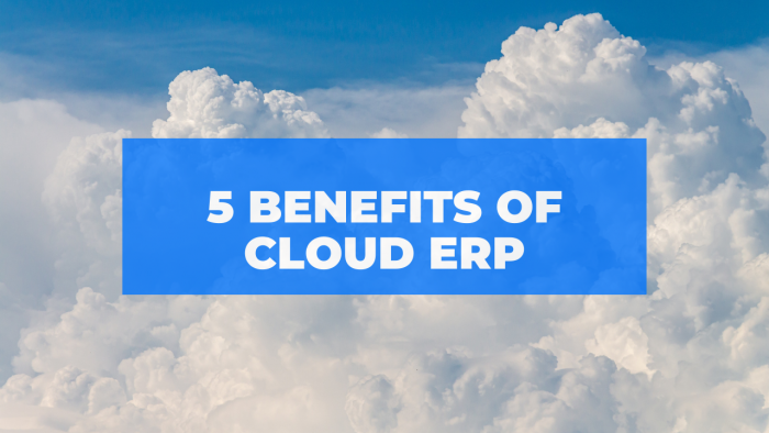 5 Benefits of Cloud ERP